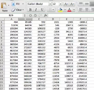 cells with lots of data and previously merged info may need to be split sometimes