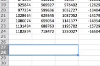 select the merged cells