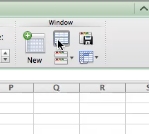 Choose to split or arrange the spreadsheets