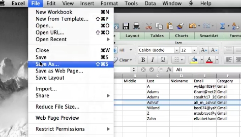 how to import contacts into outlook 2013 from excel