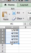 sort data by year in excel