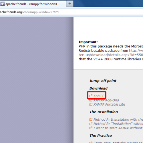 Downloading Xampp Downloading Xampp
