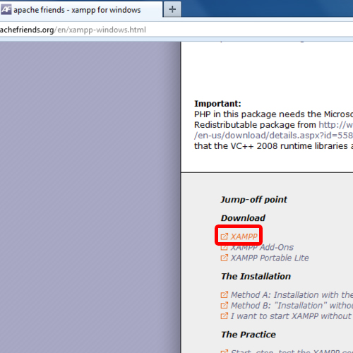 xampp download for windows 7