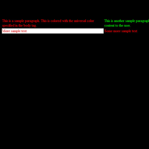 Result of coloring background of a table cell