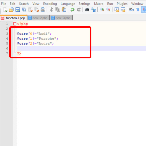 Assigning values to a numeric array