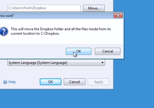 How to Move Dropbox Folder Location