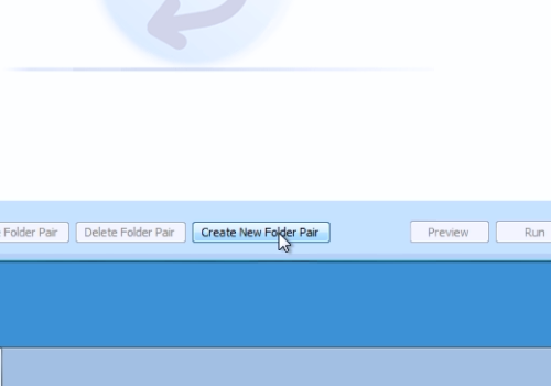 click “Create New Folder Pair”