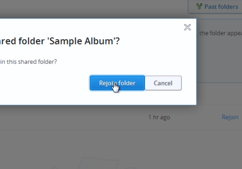 Rejoin folder