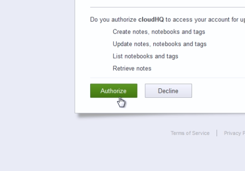 choose “Authorize”