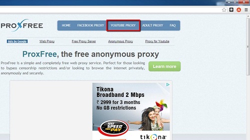 youtube proxy websites