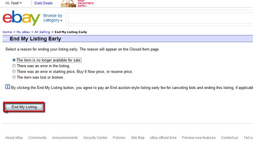 How to Cancel eBay Sale as Seller