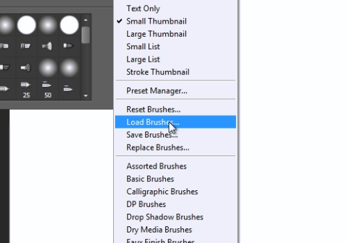 load brushes photoshop
