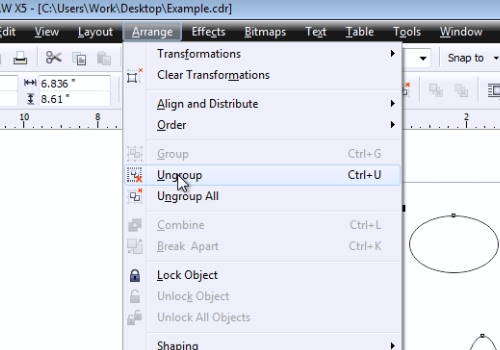 How to ungroup in coreldraw x3 torrent