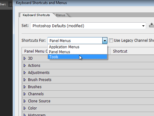 photoshop keyboard shortcuts brush size mac cs6