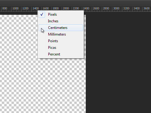 photoshop cs6 ruler tool