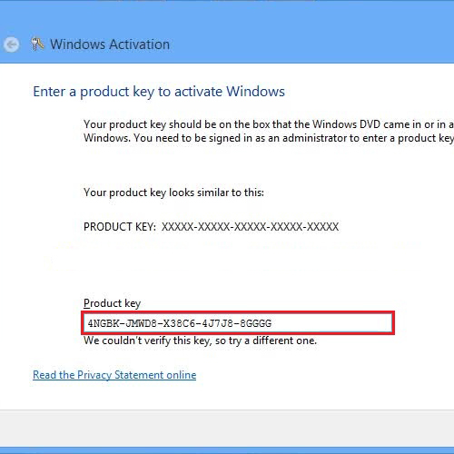 Windows 8 Enterprise Activation Key