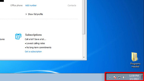 skype minimize to tray