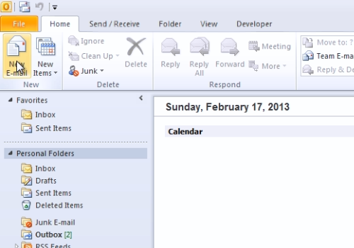 how to change default calendar in outlook for mac