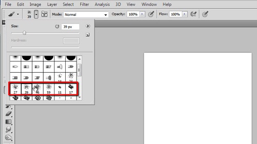 The current set of Photoshop brushes The current set of Photoshop brushes