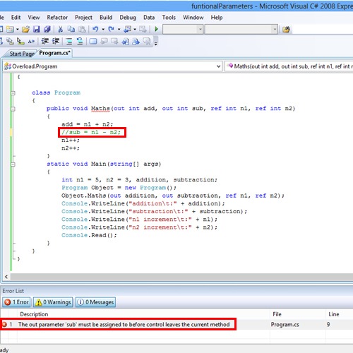 How to Use Function Parameters in C#