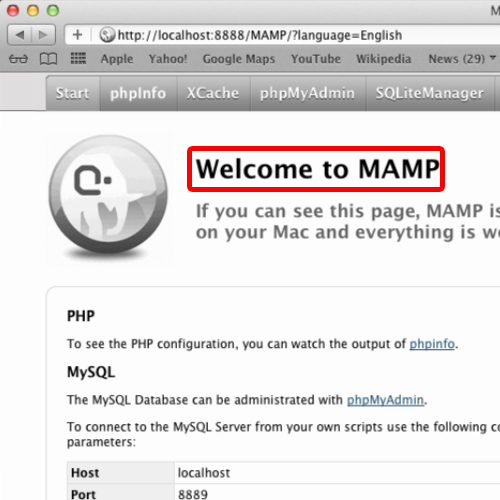 install mamp