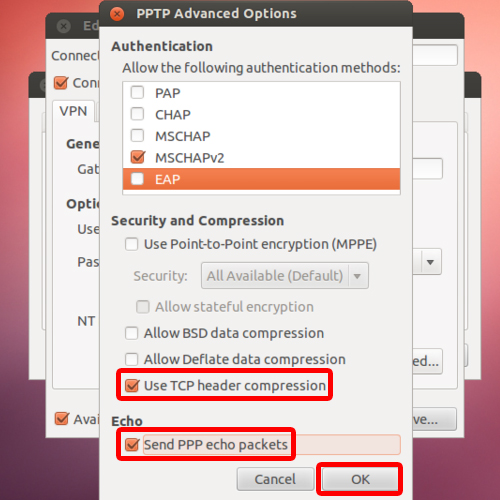 Configure Security and Compression