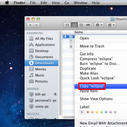 step by step to install eclipse on mac book