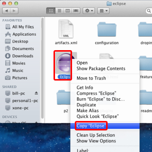 how to download eclipse in mac