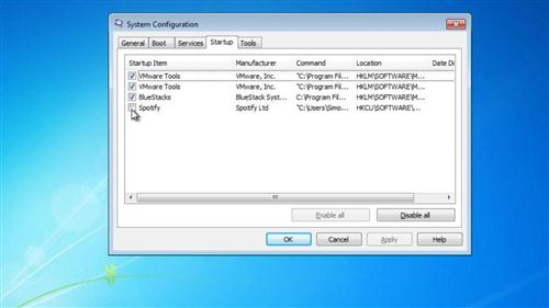 How to Disable and Change Windows 7 Startup Programs | HowTech