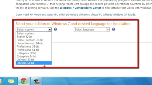 windows xp mode windows 7 premium