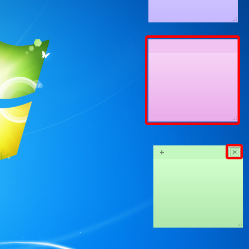 pin sticky notes to desktop