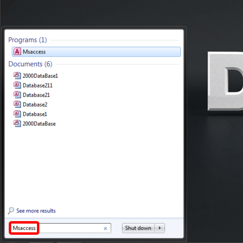 Search for MS Access