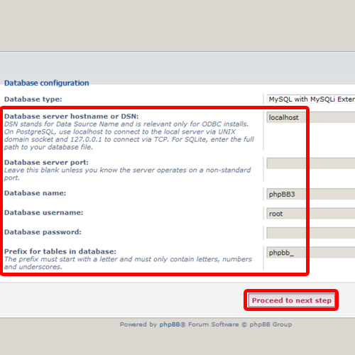 Database Configuration