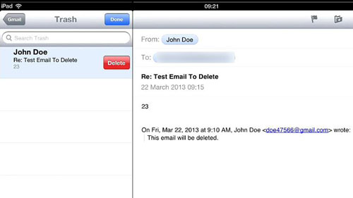 deleting mail from mac