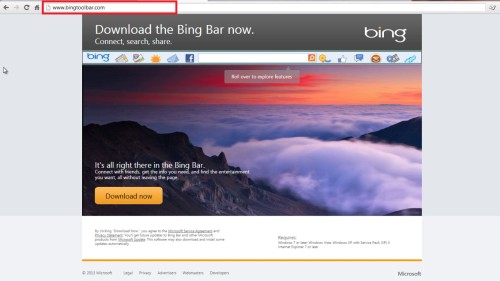 go to bingtoolbar.com on your browser