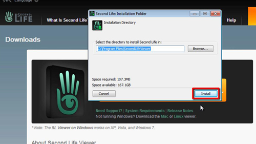 download second life