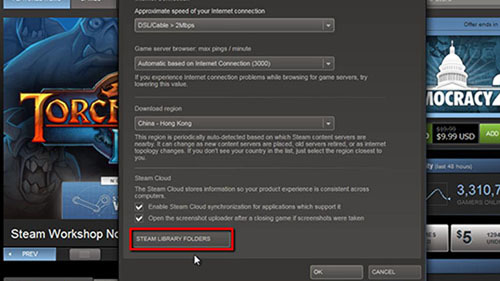 change steam install location