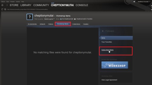 steam workshop subscribed items not downloading