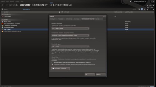 Steam won t sync with cloud