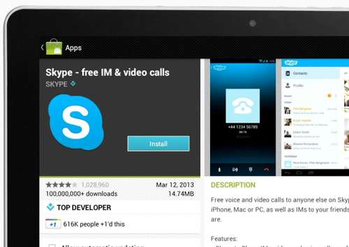 for android instal Skype 8.98.0.407