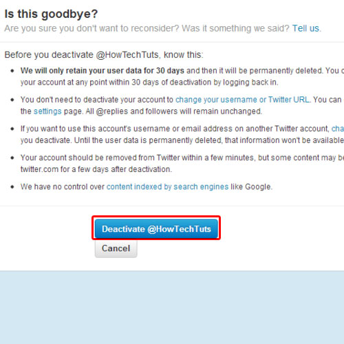 How to Deactivate and Reactivate Twitter | HowTech