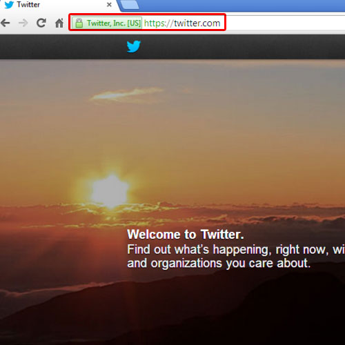 Go to twitter.com