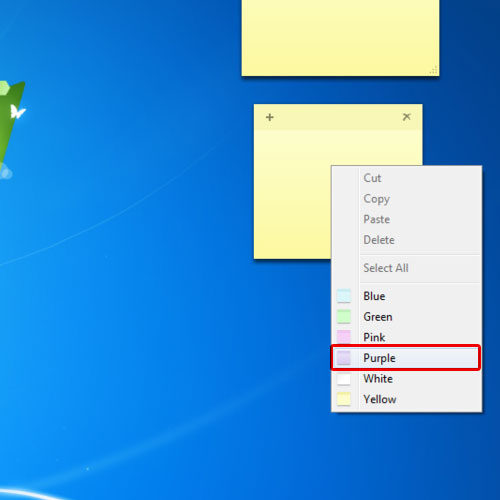 desktop colored sticky notes windows 7
