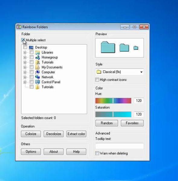 change windows folder color windows