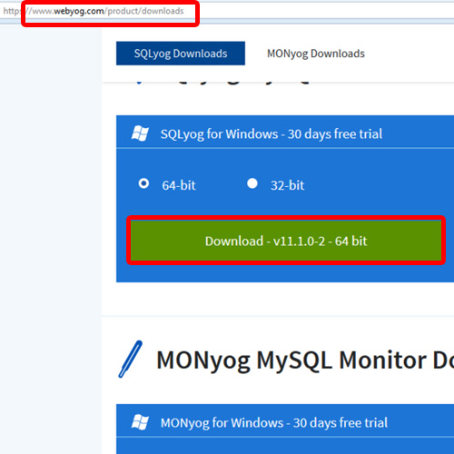 mysql download for windows 7