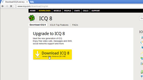 download icq chat net