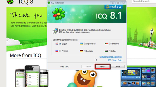 download icq chat now