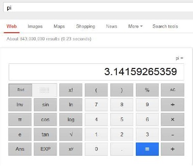 google unit calculator