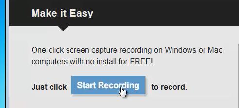 click „Start Recording”