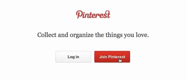 click „Join Pinterest”